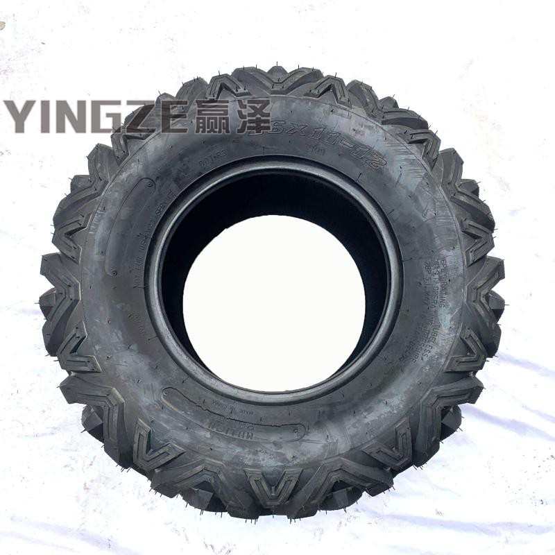 四轮越野沙滩摩托车DIY卡丁车26X9-12 26x11-12寸A字花纹真空轮胎