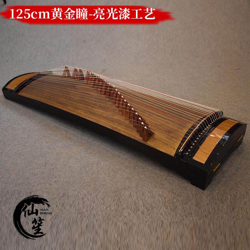 新款古小挖筝便携式学初考小级专业演奏十级古筝琴21弦半筝儿童筝