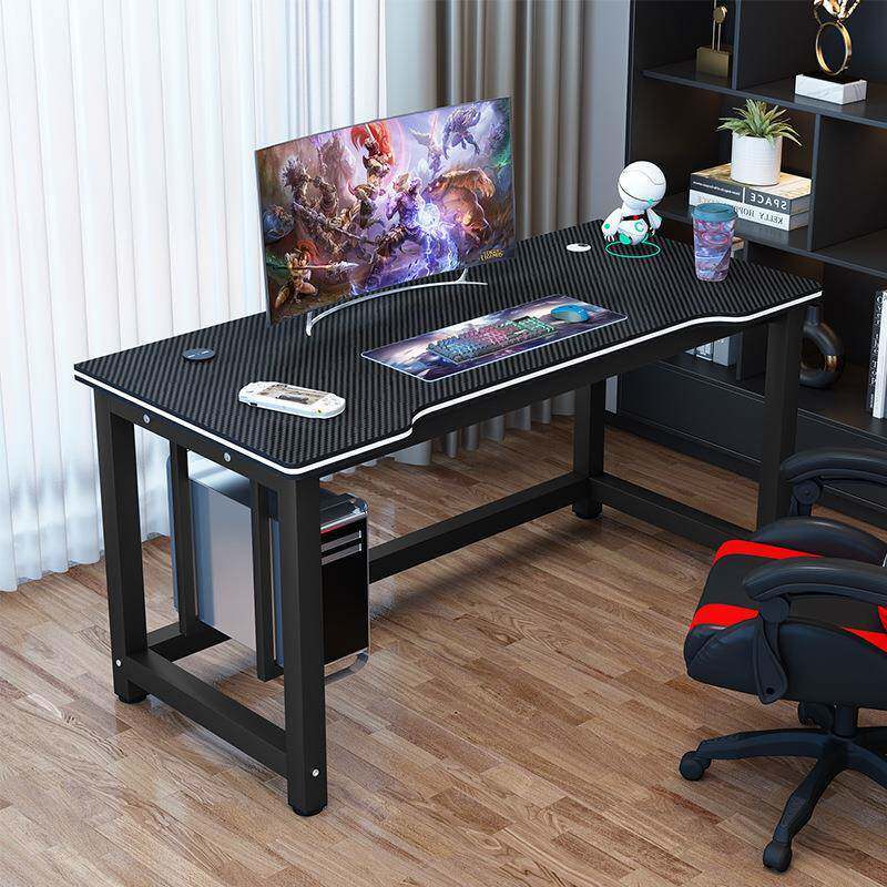 电脑台式桌家用可移动书桌办公学生写字桌卧室电脑带轮子电竞桌椅