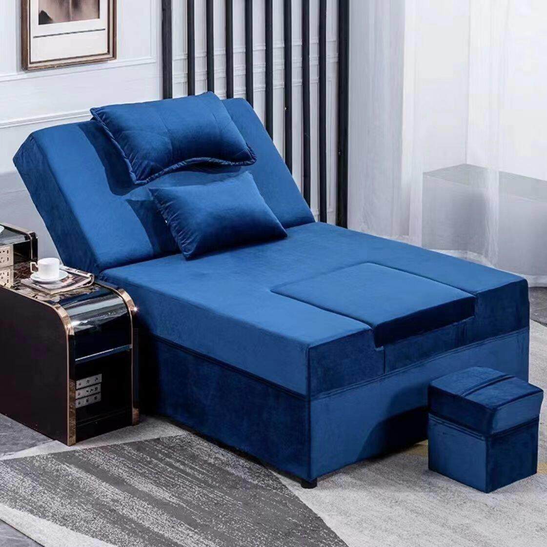 足疗沙发电动沐足洗脚修脚按摩床采耳休闲桑拿洗浴足浴沙发可躺椅