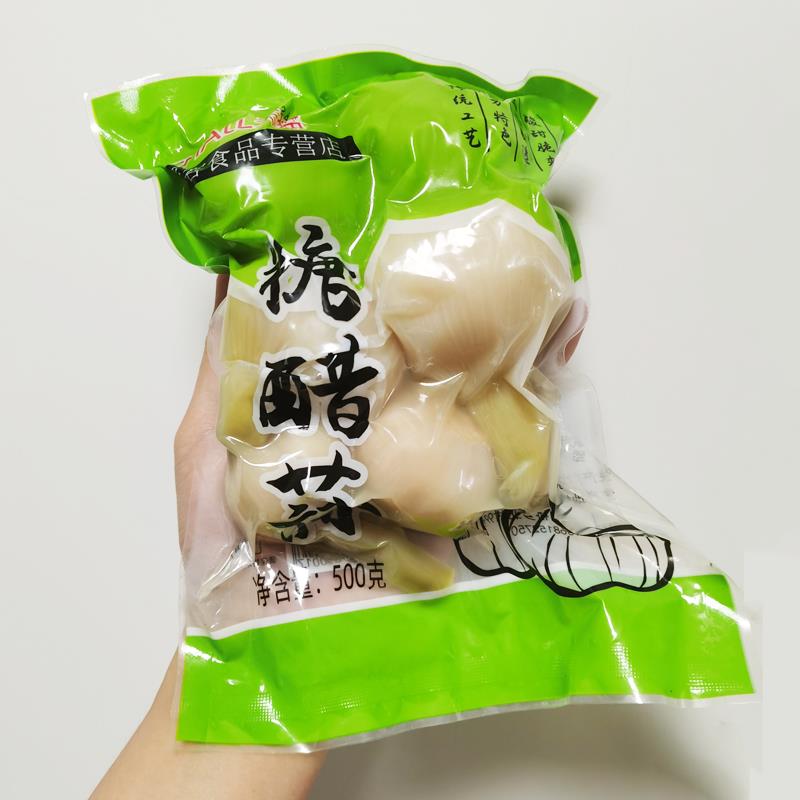 糖蒜头5斤整箱糖醋蒜泡菜山东大蒜新鲜腌制甜蒜腌大蒜咸菜下饭菜