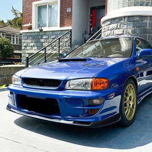 2001前唇前铲扰流板改装 适用斯巴鲁翼豹Impreza 1997 STI WRX