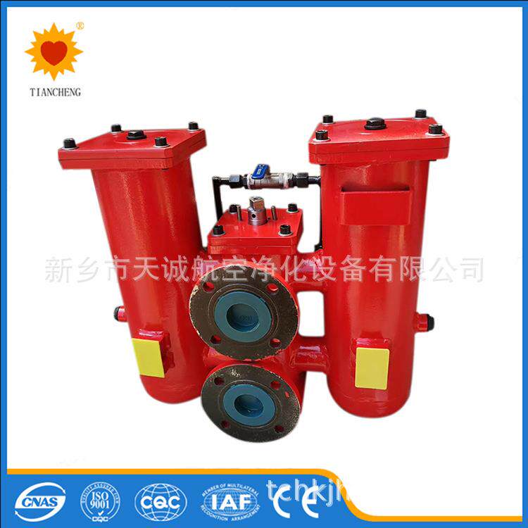 液压系统润滑双筒回油管路过滤器SRLF-60×10P