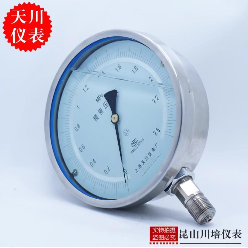上海天川仪表YNB-150抗震防震耐震精密压力表高精度0.4级150表面