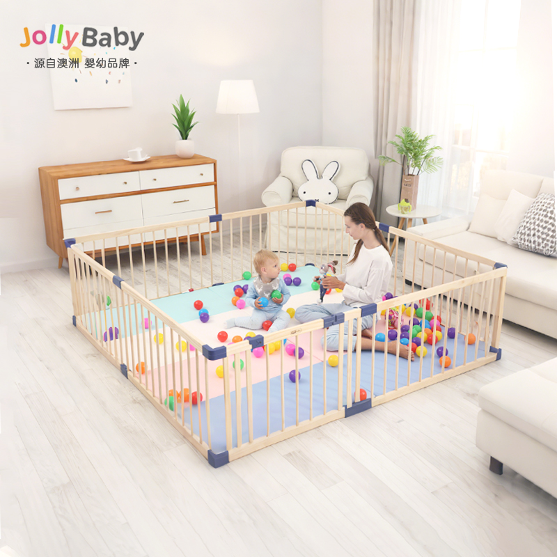 Jolly Baby儿童游戏围栏防护栏婴儿学步栏宝宝室内家用爬行安全栏