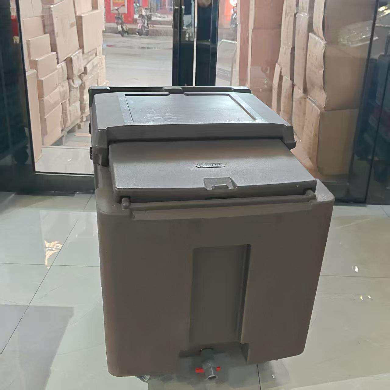 移动储冰车运冰车送冰车拉盖冷藏箱车奶茶店餐饮酒店冷藏酒水饮料
