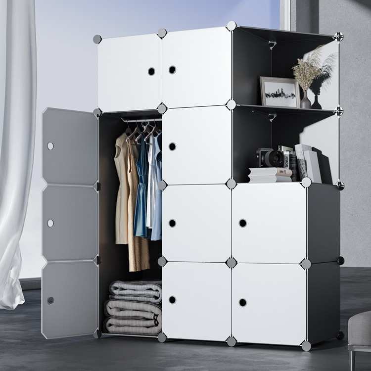 简易衣柜家用卧室组装收纳柜子出租房布衣橱宿舍小储物柜结实耐用