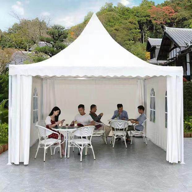 新款直销户外尖顶帐篷欧式帐篷婚礼摄影白色帐篷展会活动广告帐篷
