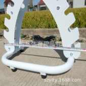 白色小哑铃工作室电镀x架私教健身房型架家用哑铃女士哑铃纯钢小