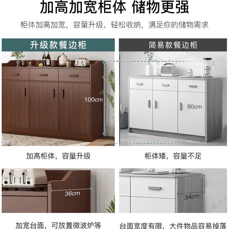 简约小用型QFH客厅靠墙奢储物柜轻风家厨房多功能餐边柜收户纳置