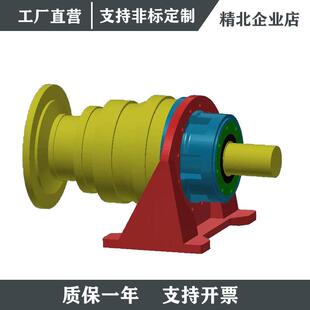 BXS370增速齿轮箱地脚安装风力水力发电行星增速器双轴卧式牙箱