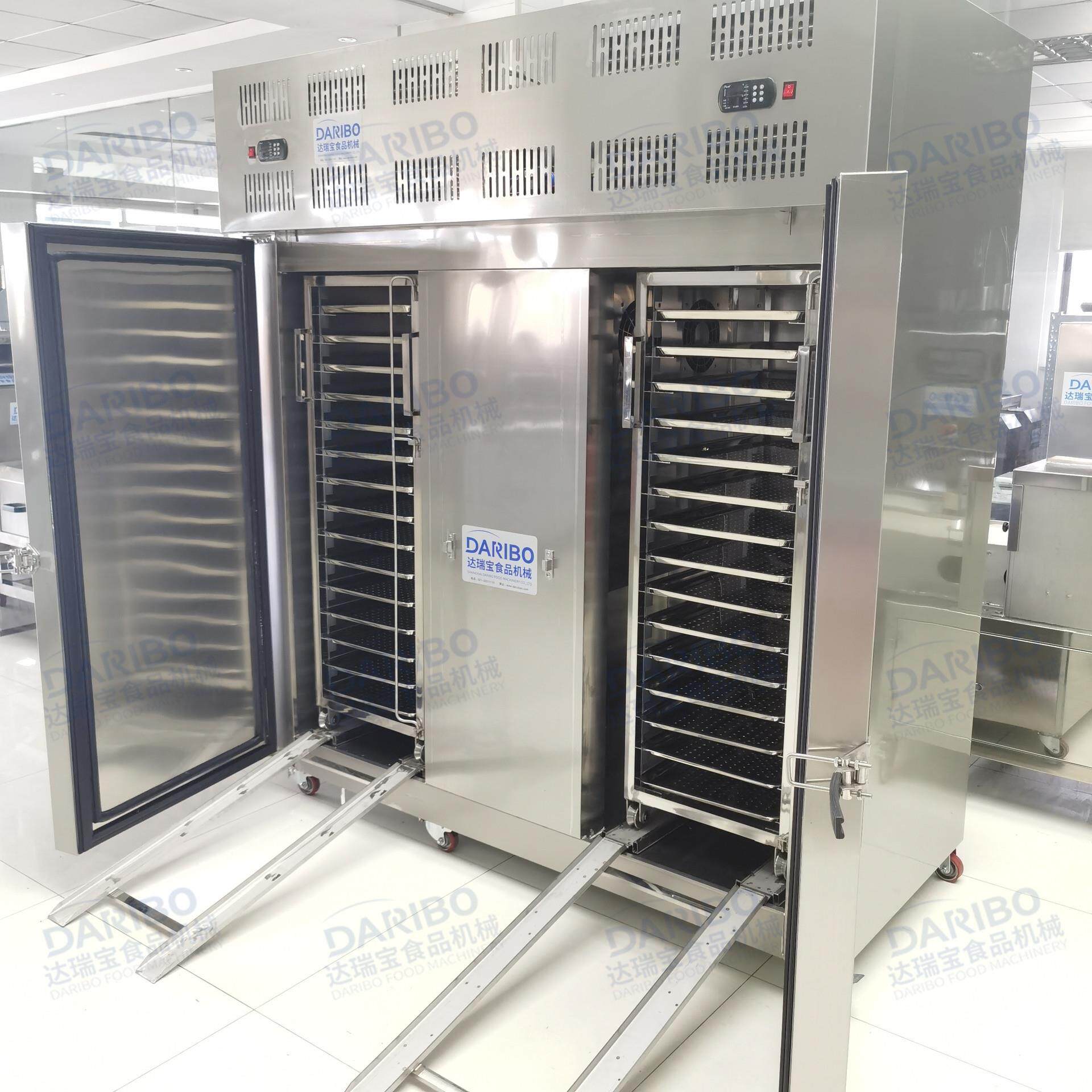 l大型30盘推车式蔬菜水饺速冻机-45风冷式速冻柜包子急速冷冻机