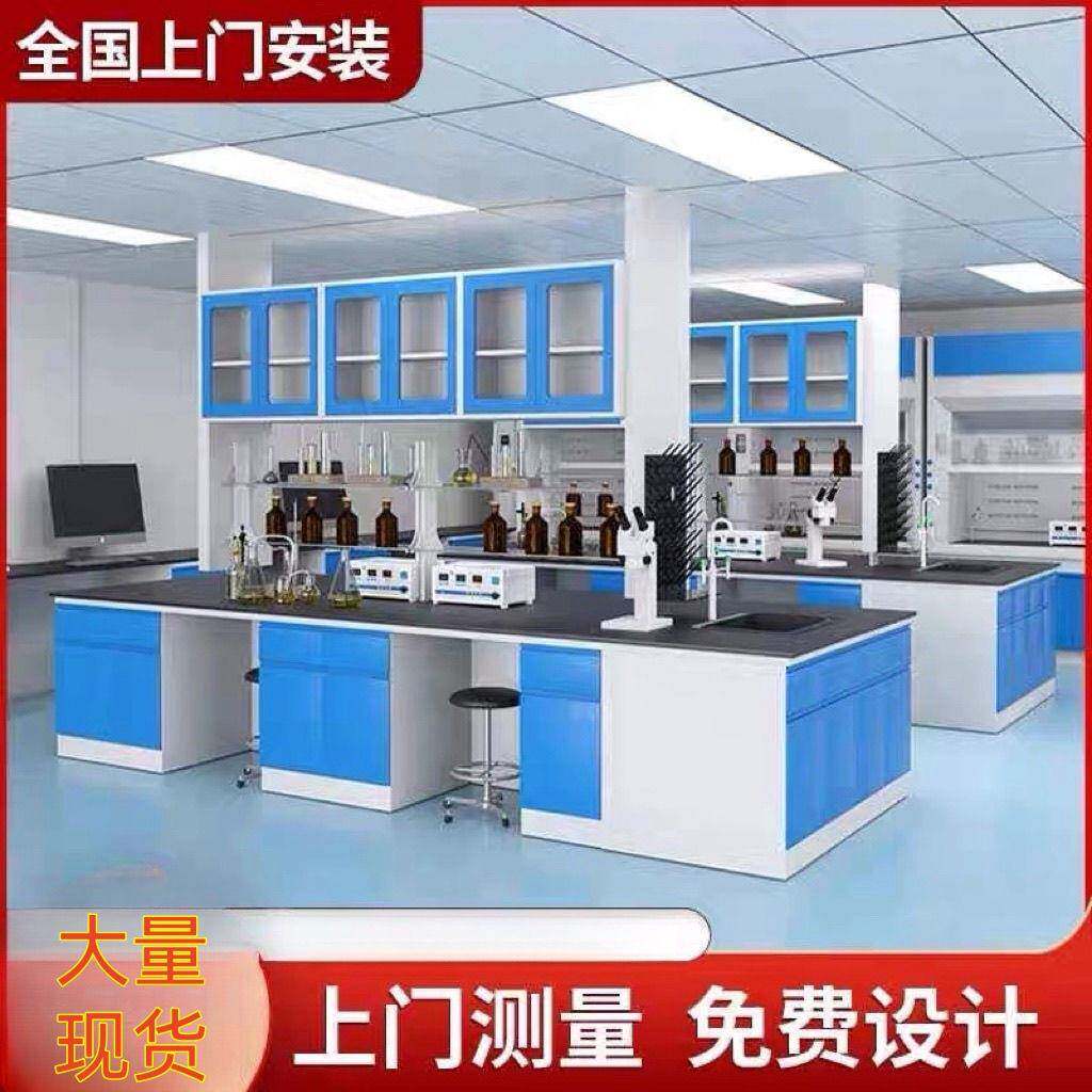 常州全钢钢木pp化学实验台桌实心芯理化板台面实验室中央台操作台
