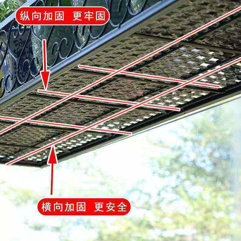 铁艺双层阳台栏杆花架护栏悬挂飘窗挂式双层花架壁挂盆栽多肉至哲
