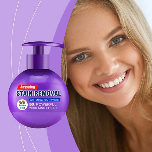 Jaysuing Baking Soda Press Toothpaste, Passion Fruit Fresh B