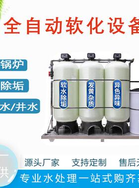 工业全自动软化水处理设备净水器井水地下水锅炉除水垢泥沙软水机
