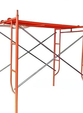 快脚手架2镀锌交叉式2管拉杆组装高动空作NHW业平速台架移轮可移