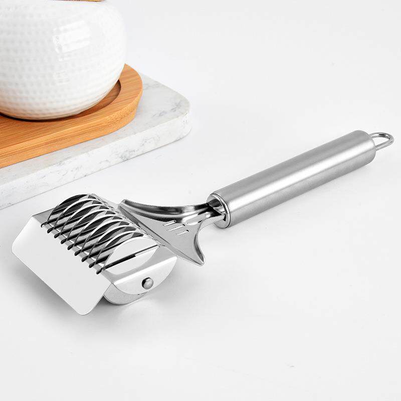 包邮不锈钢面条切面器手动器滚动压面机香草香葱条分切器切葱