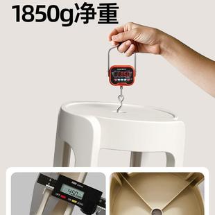 家用感凳备子可叠放加N719B LK厚塑料人餐桌成凳结实用圆板凳轻奢