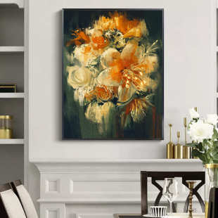 打印手绘油画风格 饰画玄关过道肌理画沙发背景墙大幅挂画 抽象装