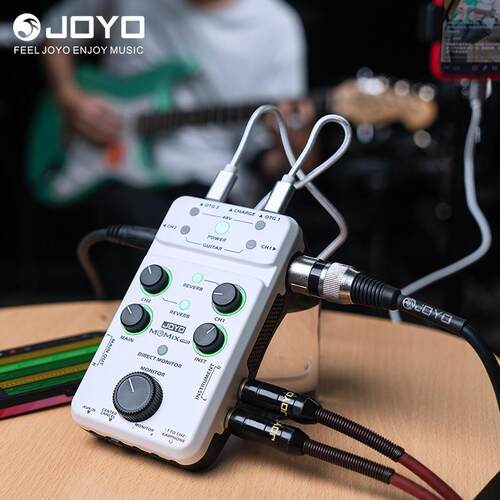 【厂价】JOYO卓乐MOMIX PRO手机充电混响直播专业 便携式声卡