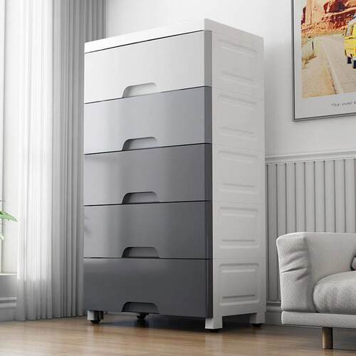 Drawer style storage box MultiLayer cabinet plastic wardrobe