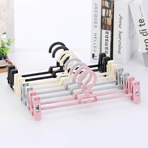 Pants hanger and clip, a versatile home pants hanging rack,