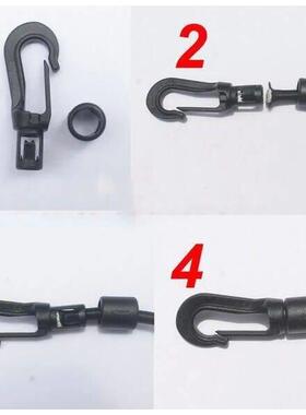 Strong Hooks 8mm for Rowing Boats Lanyard Leash Coiled