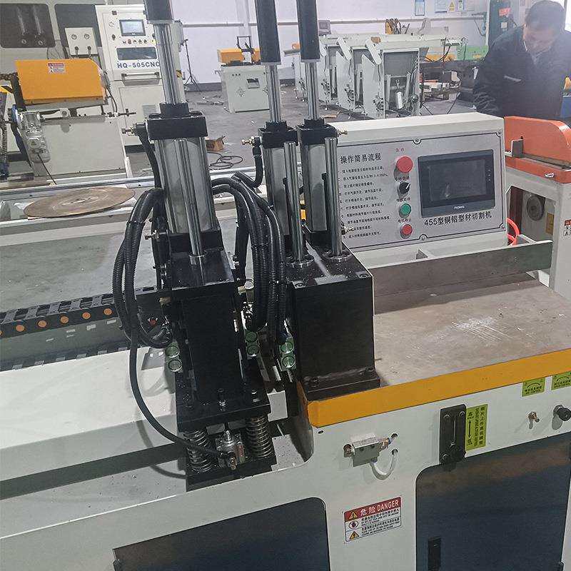 4PKC55型铜材铝型材度切割机高精无尾料铝自切机全条动铝管铝圆锯