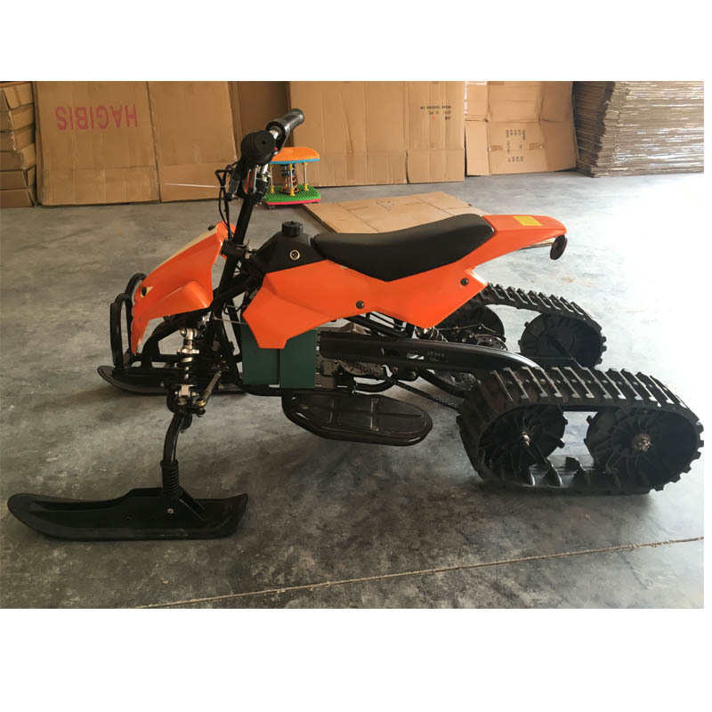 成人儿童电动滑雪车雪地摩托车履带式雪橇车雪地雪场设备