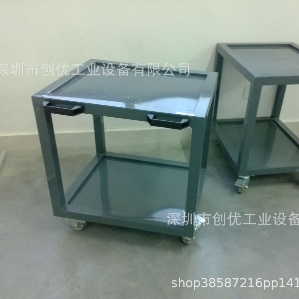 重型手推工业868钢制平板车双层车三层车四层零件铜工周转车搬运