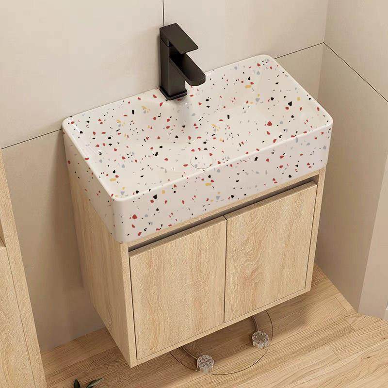 小户型浴室柜组合迷你洗手盆挂墙式洗脸盆卫生间超窄壁挂洗漱台池,家装主材,浴室柜组合,淘宝优惠券,粉丝福利购,淘宝优惠卷