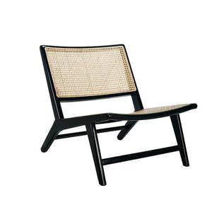 相会北欧民宿ins沙发椅休闲椅现代简约藤椅阳台单人藤编实木椅子