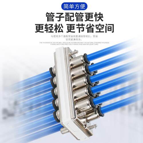 多管对接式头单公母头接20KDM0410P0610SLOB/080/062FASMC型