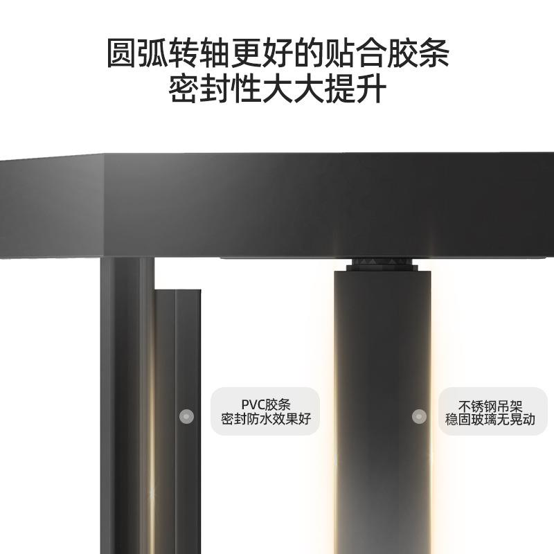 极简钻石型淋浴874洗浴室家用干湿分离隔房断璃门澡玻卫生间简易