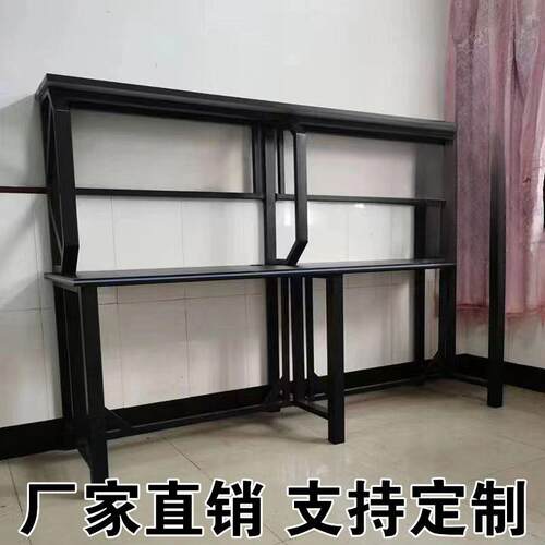 电竞酒店桌网吧桌上置网红机箱桌风道网咖桌电脑桌单层桌子一个位