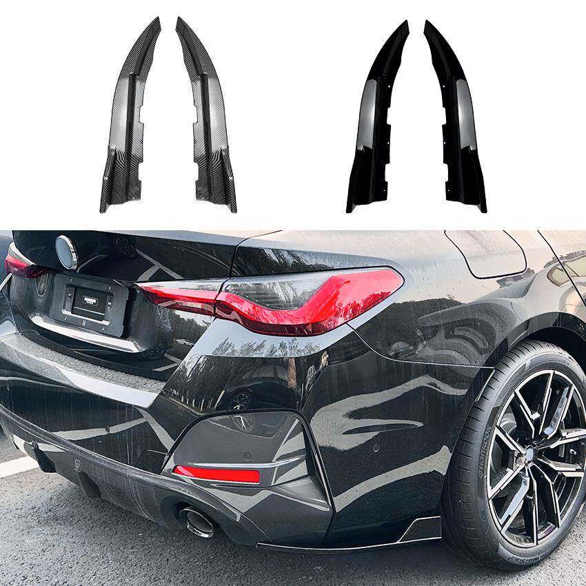 适用宝马4系后包角 G26 M Sport 2020+ 扰流风刀车贴外饰跨境改装