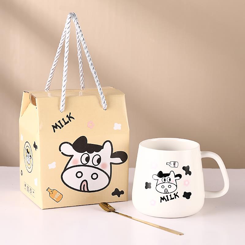 陶瓷水杯定制刻字创意生日礼物实用咖啡杯套装新款礼盒送男生女生