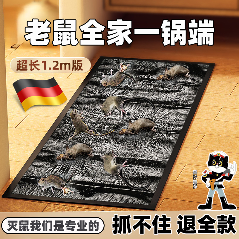 大号老鼠贴强力粘鼠板超强家用加大加厚厨房商用强力胶粘沾胶抓