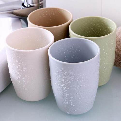 Creative Couples Toothbrush Cup and Holder Set, Plastic Toot
