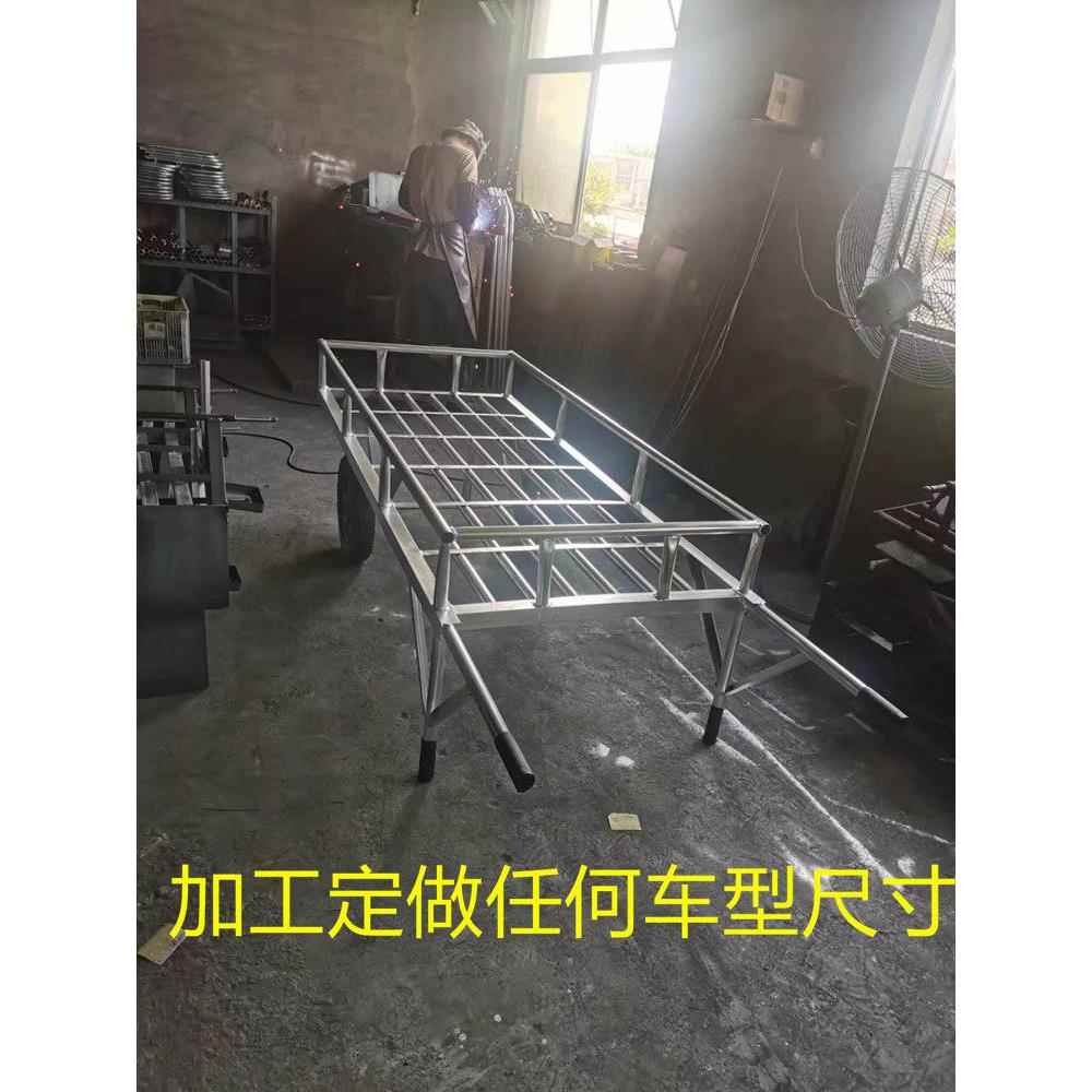工地农用手推搬运车双轮老虎车建筑家用平板果园拉货翻斗车鸡公车