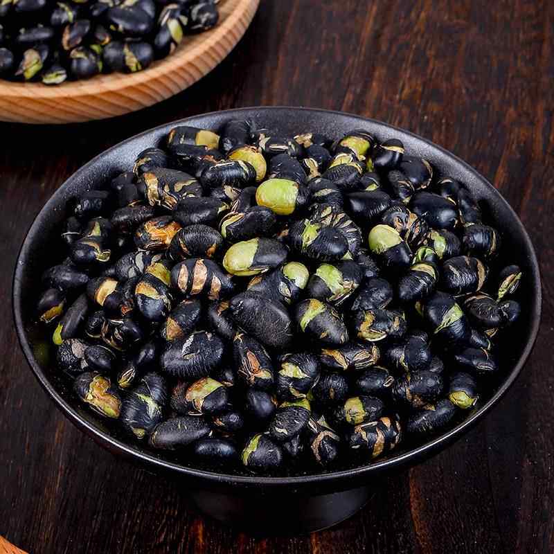 原味黑豆即食炒熟零食无盐有机绿心黑豆500g新货香酥官方旗舰店