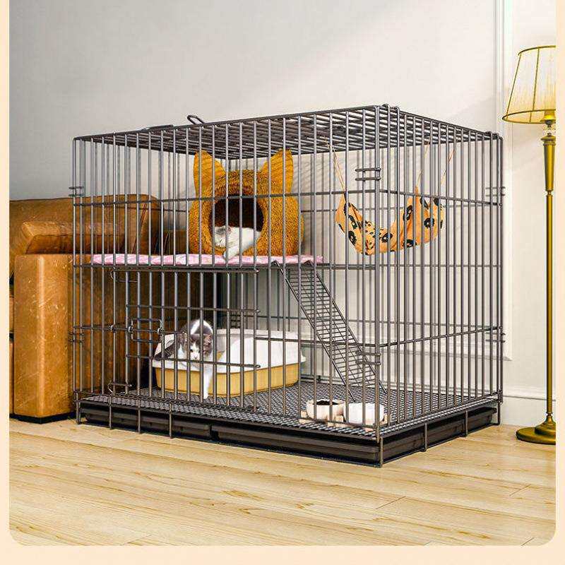 猫笼子家用不占地双层猫笼猫别墅二三层猫笼子带猫厕一体加密便携