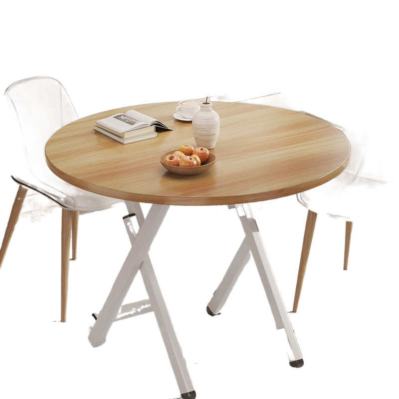 桌子折叠餐桌便携式摆摊桌饭桌家用小户型出租屋户外地摊简易圆桌