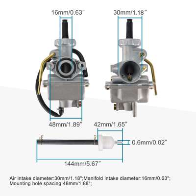 GOOFIT 化油器N090-055 含油管油滤、胶木垫纸垫