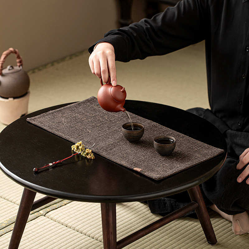 真垫复古双面茶杯蚕丝旗老料禅意垫茶桌手工香云纱干中式茶席泡桌,餐饮具,茶具礼盒,淘宝优惠券,粉丝福利购,淘宝优惠卷