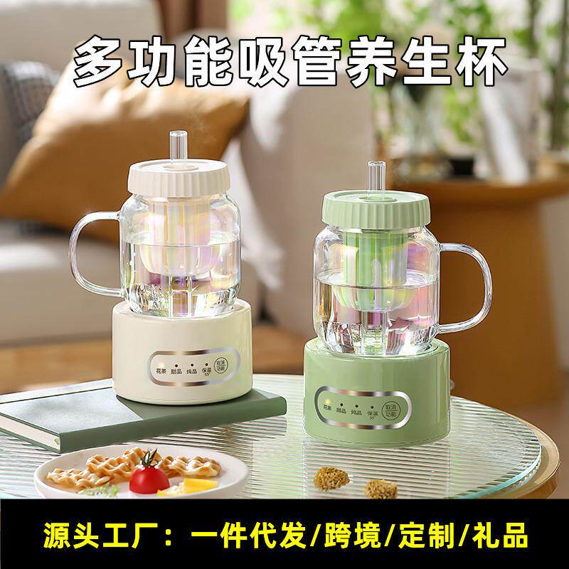 新款多功能养生壶办公室小型迷你烧水壶家用玻璃壶花茶壶电热杯