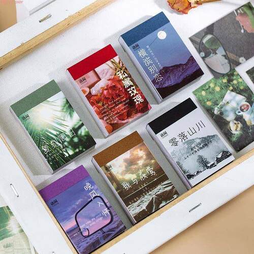 50 sheets Landscape rose Decorative Stickers Scrapbooking S