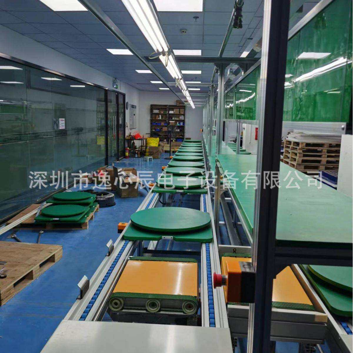 惠州网红牵引车组装流水线带测试位自动顶升平移出板倍速链总装线