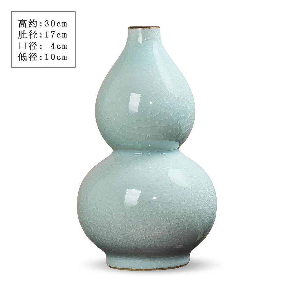 正品景德镇陶厅瓷花瓶摆件插仿古瓷器花复古中式现代简客家居装饰